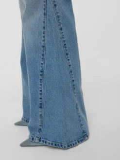 VMINDIA Hohe Taille Ausgestellt Jeans