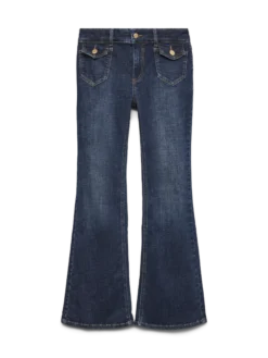 VMJEAN Niedrige Taille Ausgestellt Jeans