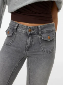 VMJEAN Niedrige Taille Ausgestellt Jeans