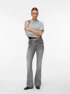 VMJEAN Niedrige Taille Ausgestellt Jeans