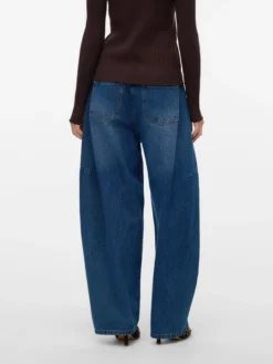 VMKAITLIN Hohe Taille Barrel Fit Jeans