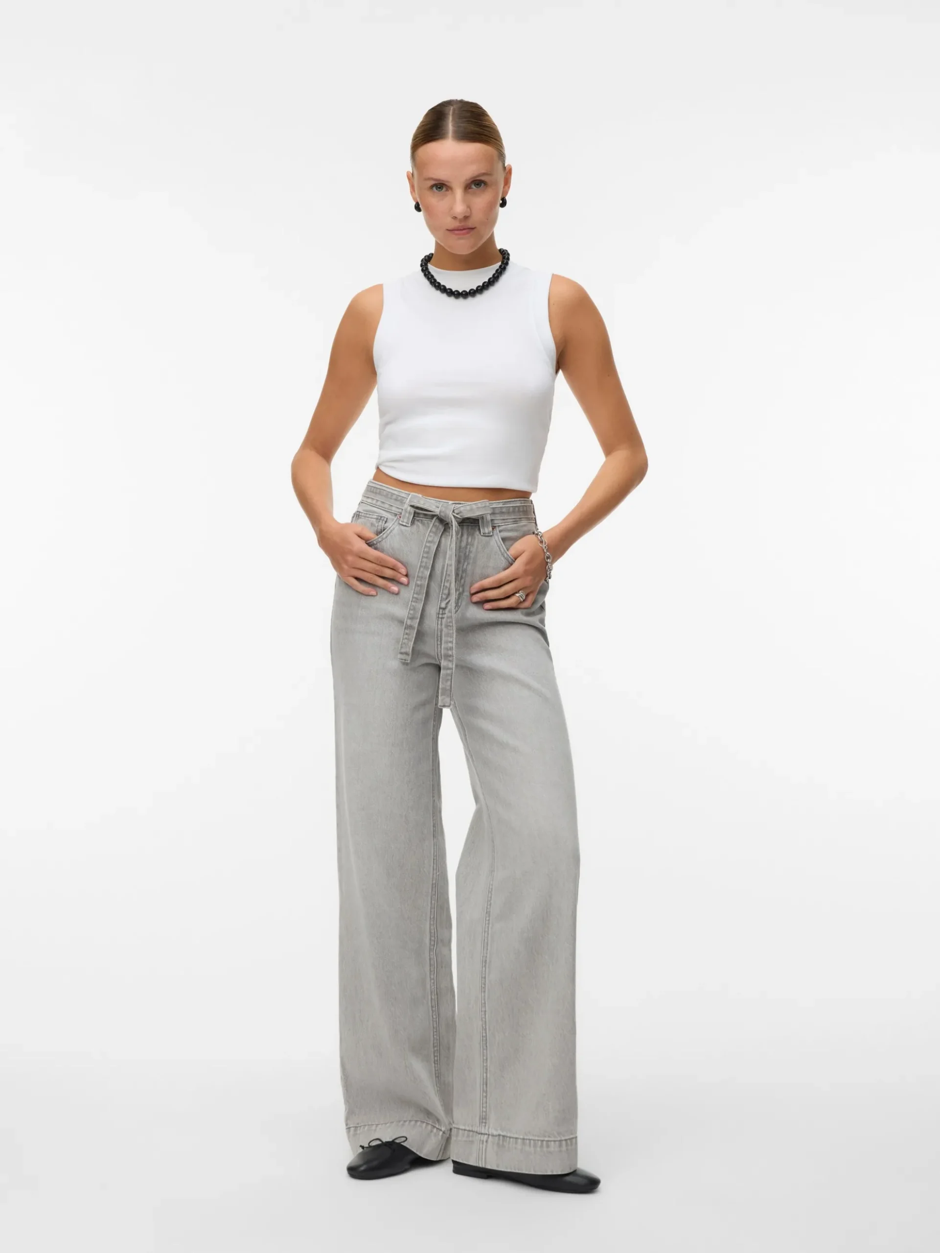 VMKATHY Super High Rise Weiter Beinschnitt Jeans
