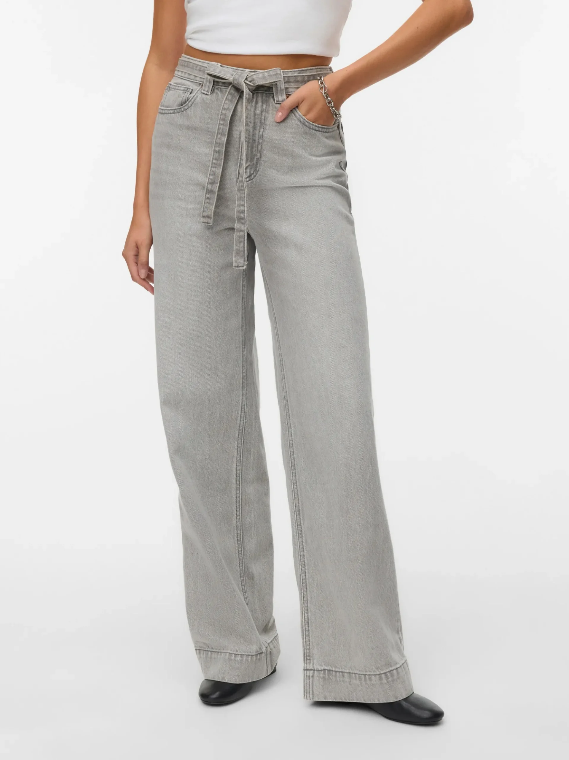 VMKATHY Super High Rise Weiter Beinschnitt Jeans