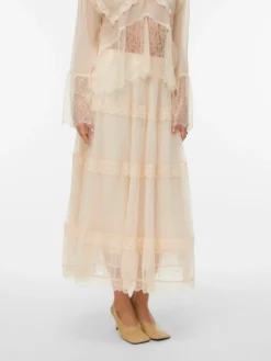 VMKINSLEY Mittlere Taille Langer Rock