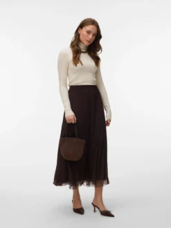 VMLALIE Hohe Taille Langer Rock