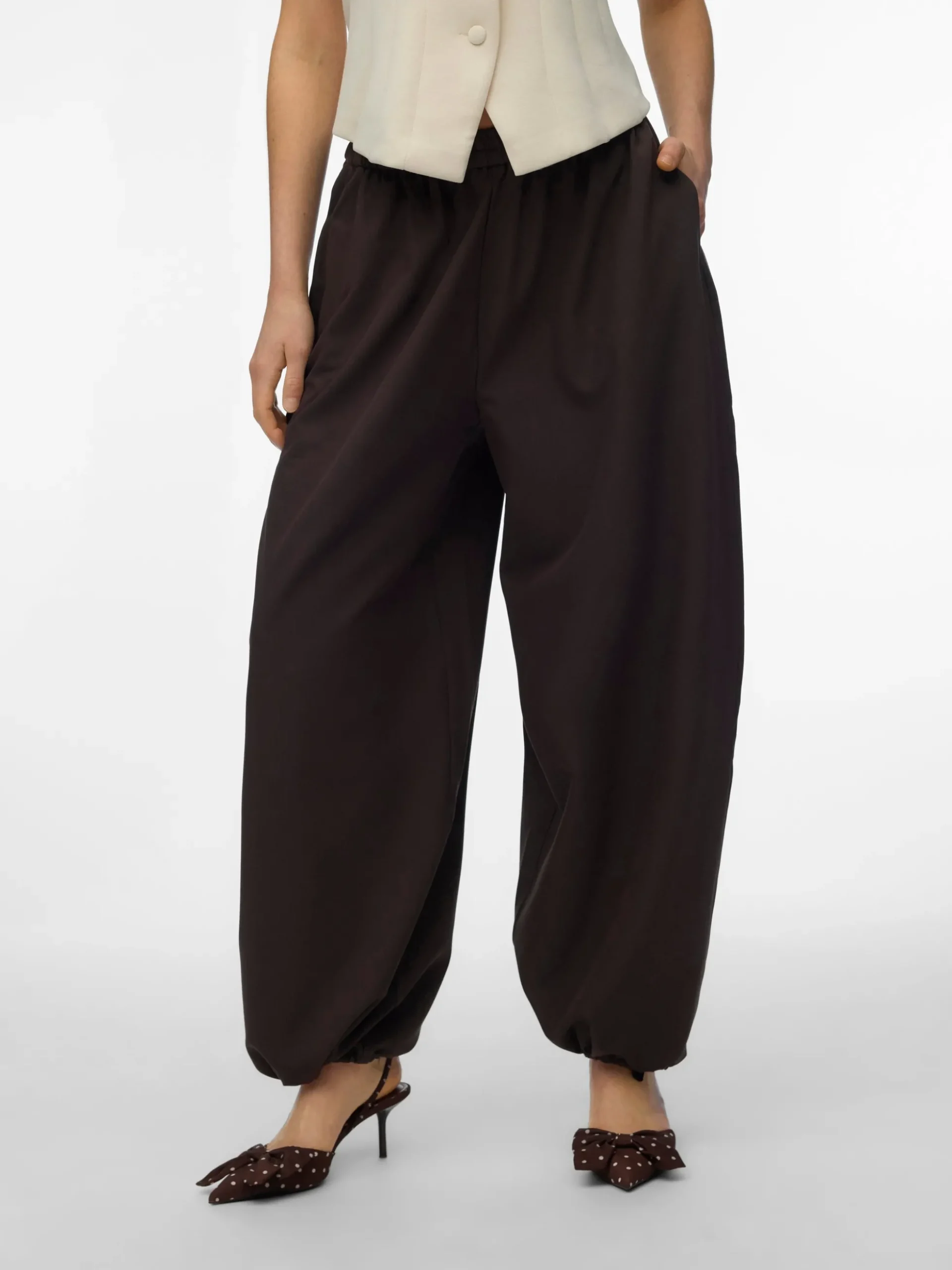 VMLEIA Mittlere Taille Hose