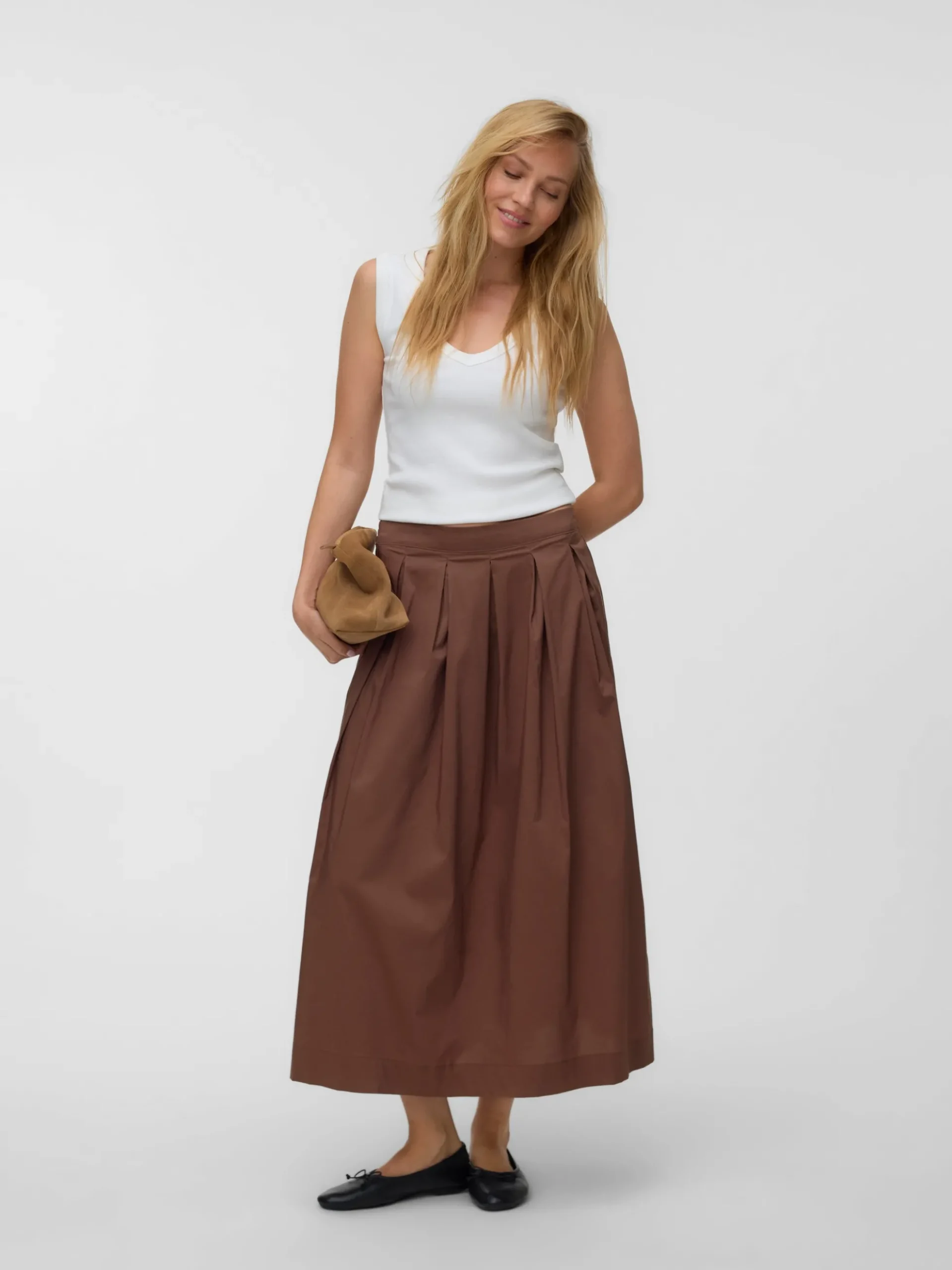 VMLOTUS Mittlere Taille Langer Rock