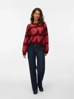 VMLOVE Strickpullover