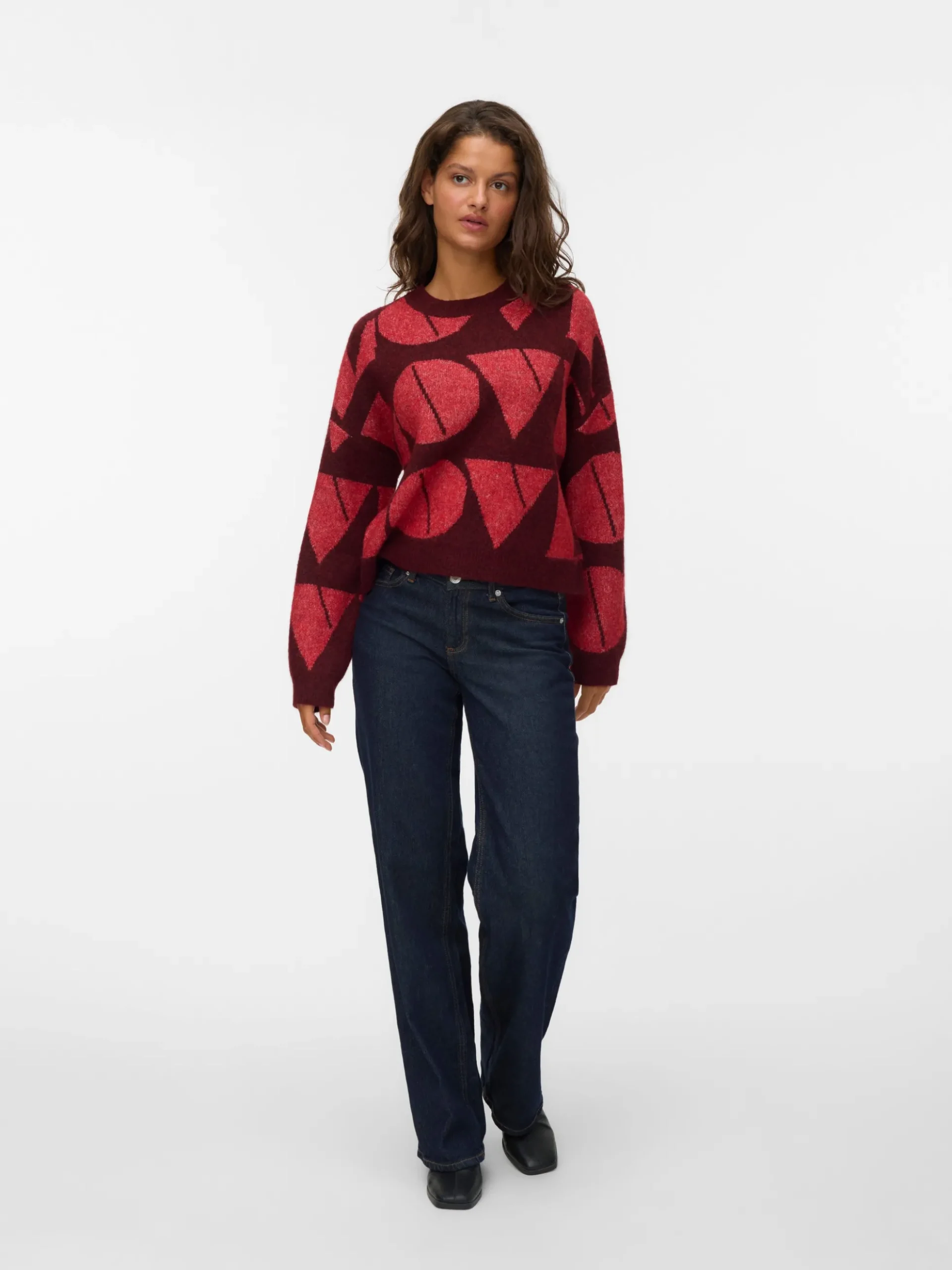 VMLOVE Strickpullover