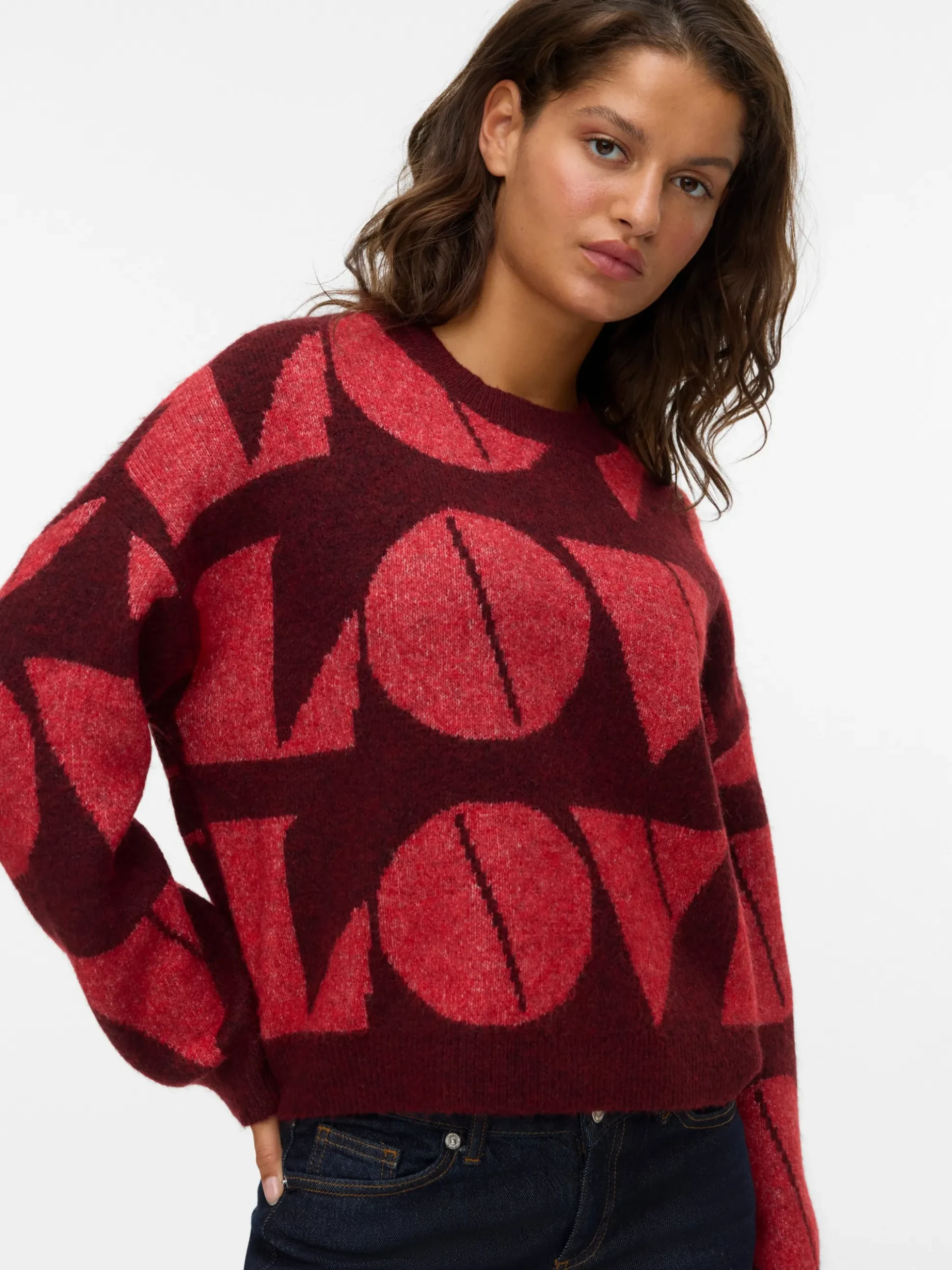 VMLOVE Strickpullover