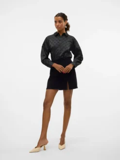 VMLULA Hohe Taille Kurzer Rock