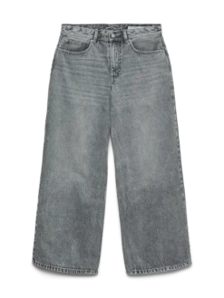 VMLULLU Niedrige Taille Weiter Beinschnitt Jeans