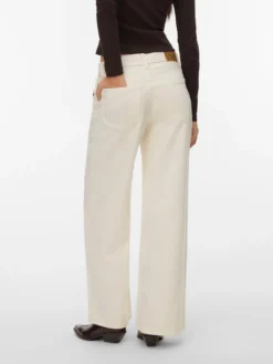 VMLULLU Niedrige Taille Weiter Beinschnitt Jeans