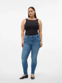 VMLUX Mid Rise Slim Fit Jeans