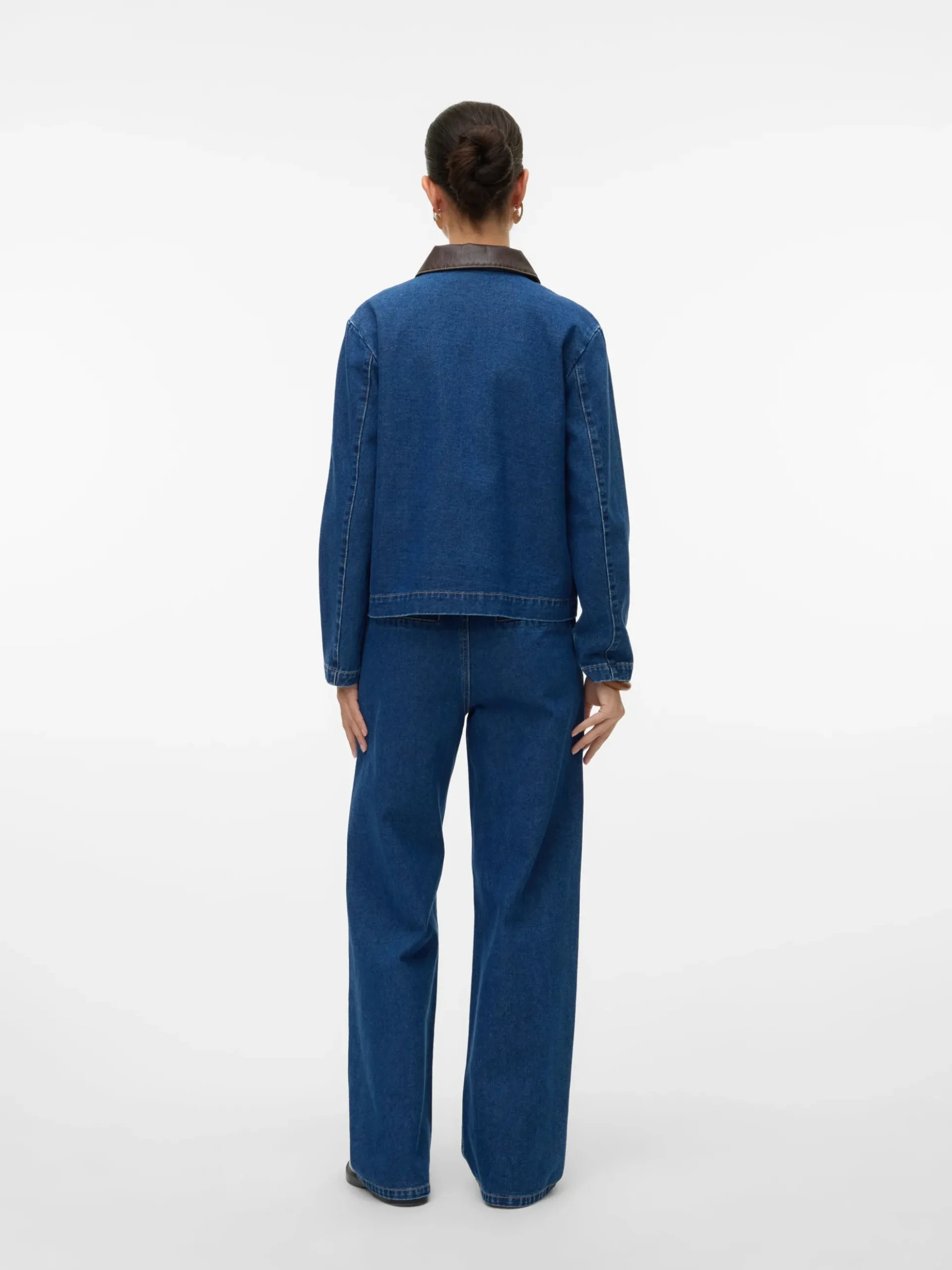 VMMARGOT Hohe Taille Weiter Beinschnitt Jeans