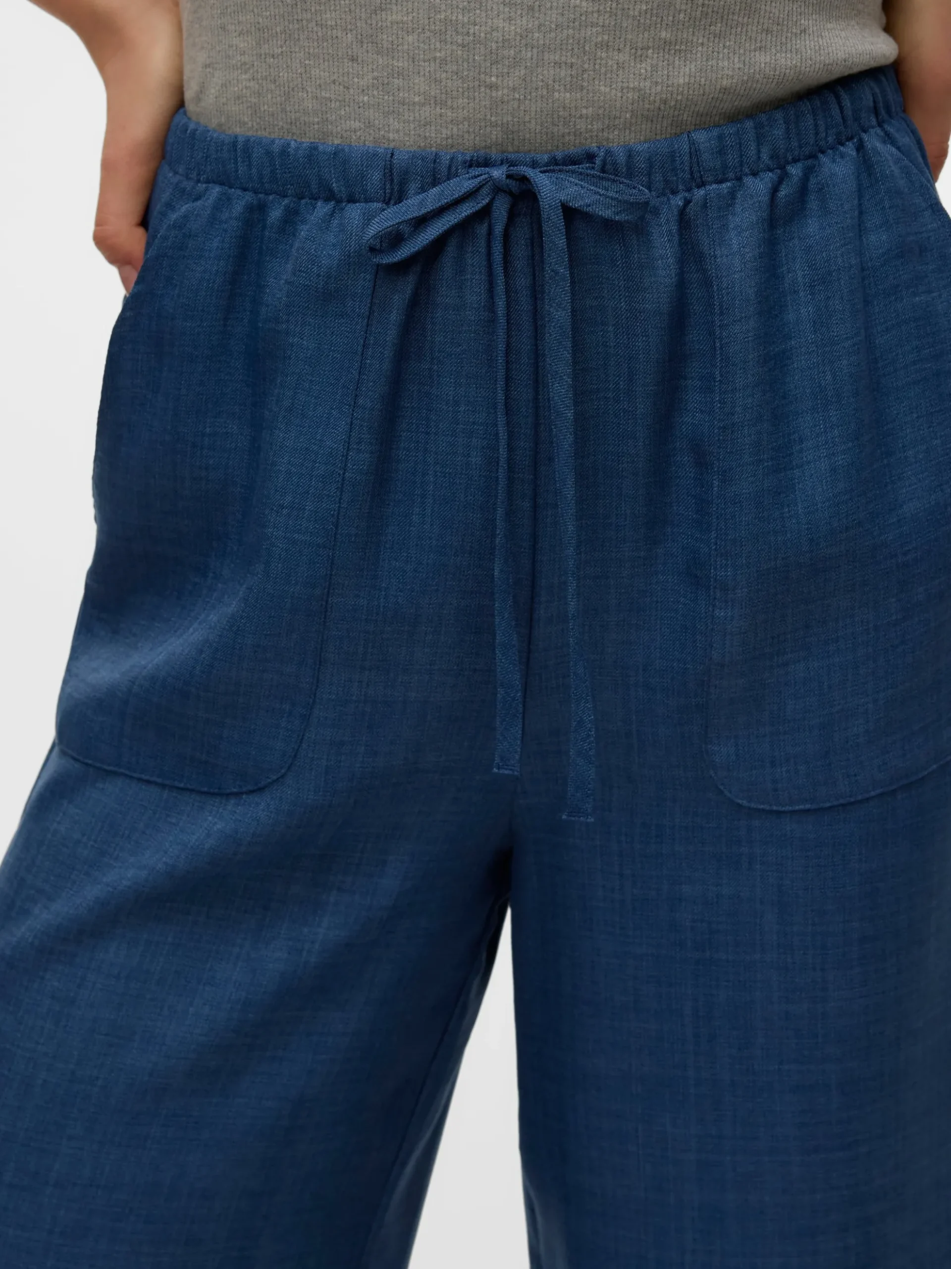 VMMELANEY Hohe Taille Hose