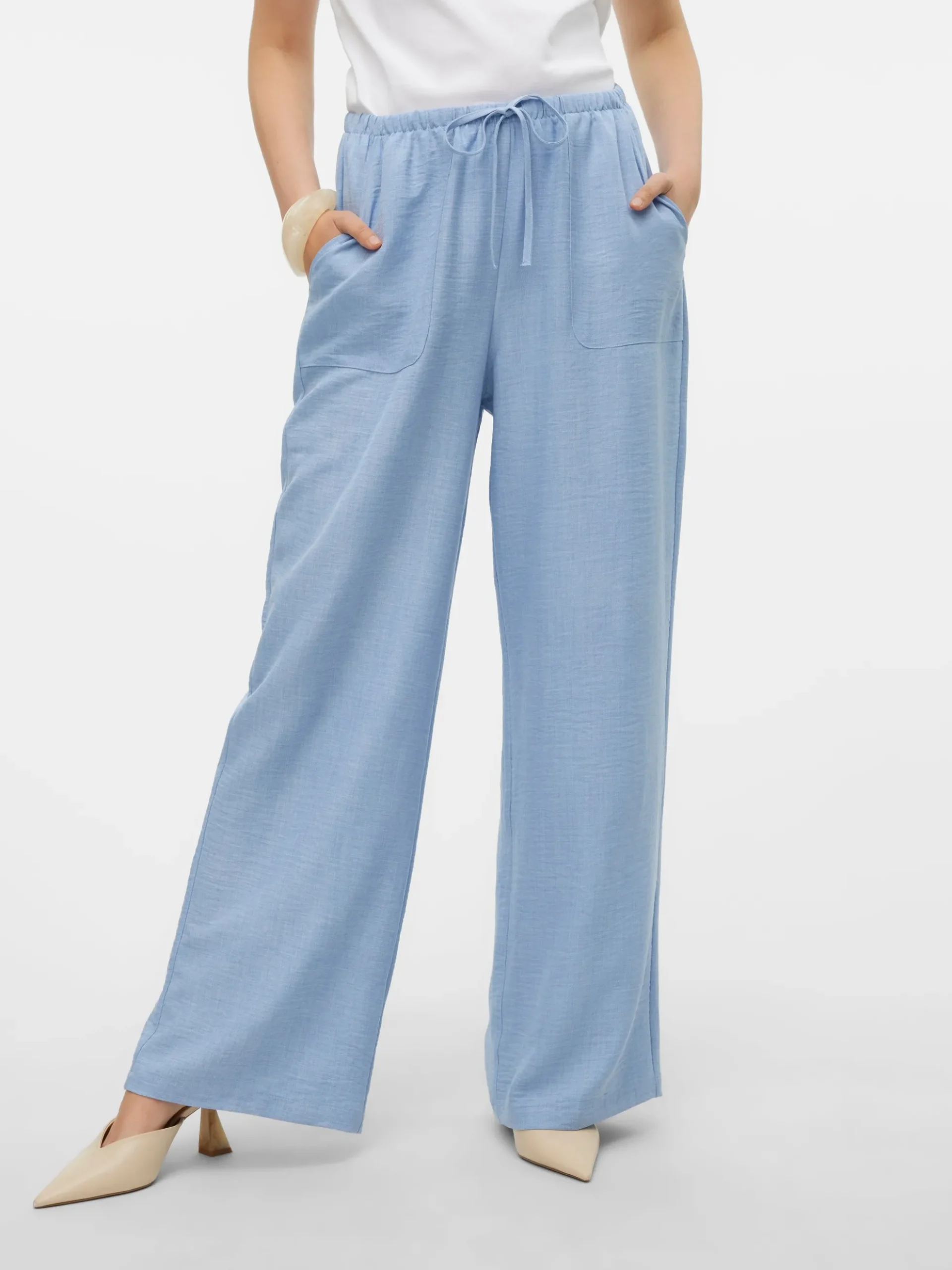 VMMELANEY Hohe Taille Hose