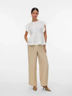 VMMELANEY Hohe Taille Hose