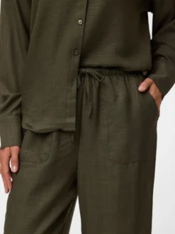 VMMELANEY Hohe Taille Hose