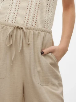 VMMELANEY Hohe Taille Hose
