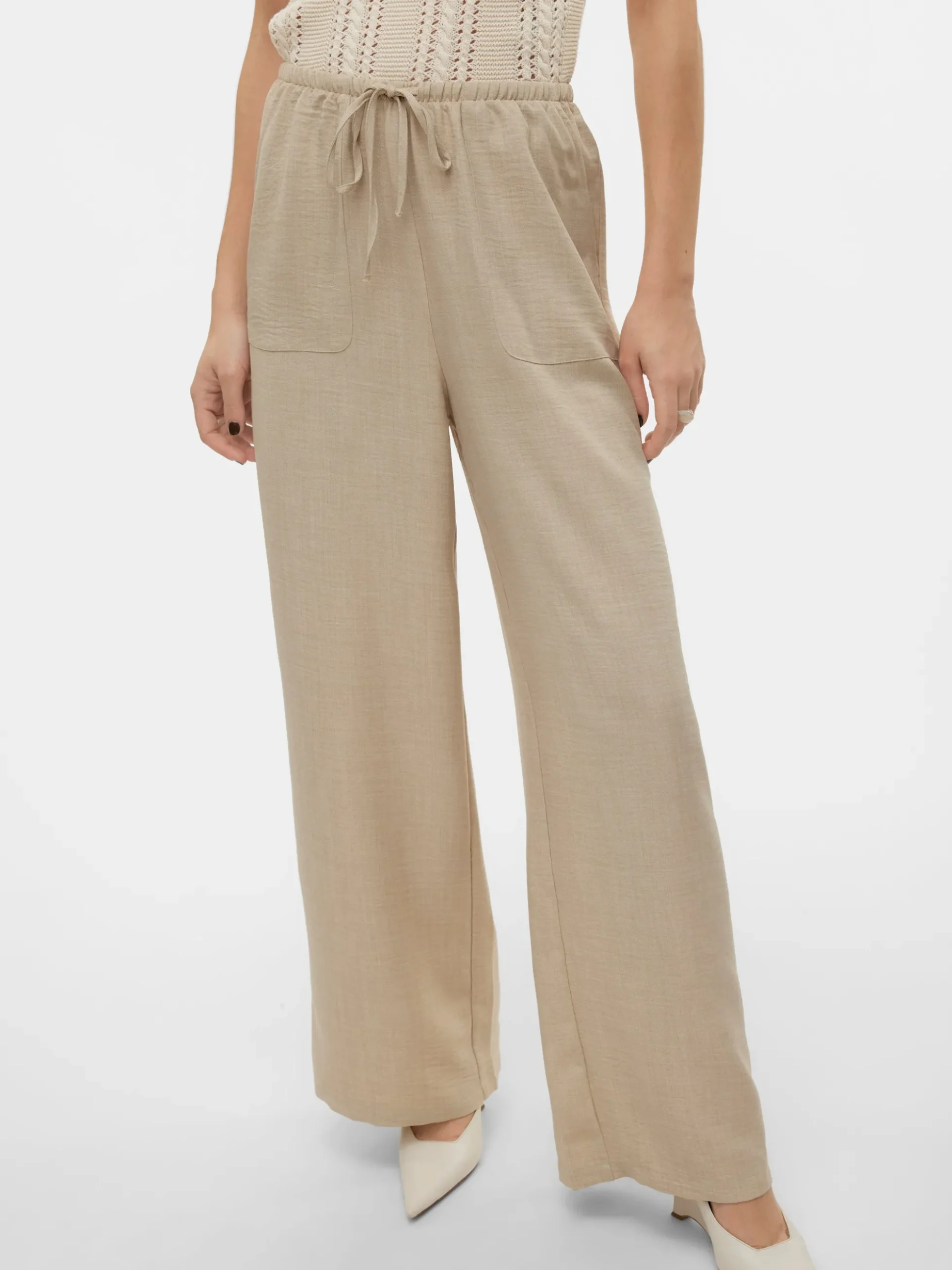 VMMELANEY Hohe Taille Hose