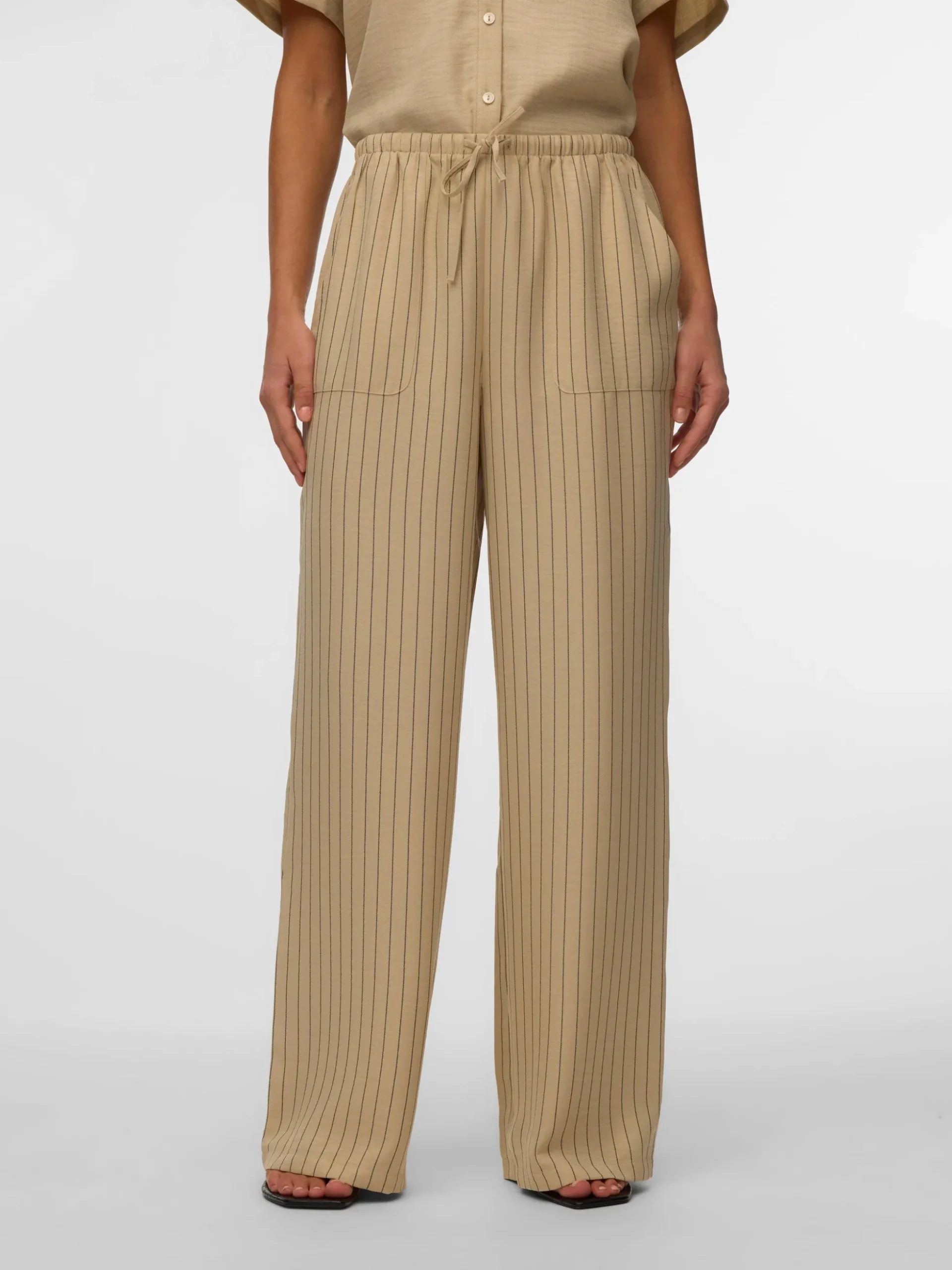 VMMELANEY Hohe Taille Hose