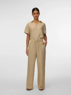 VMMELANEY Hohe Taille Hose