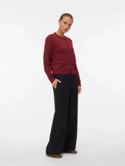 VMMELANEY Hohe Taille Hose