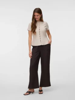 VMMELANEY Hohe Taille Hose