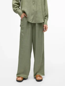 VMMELANEY Hohe Taille Hose