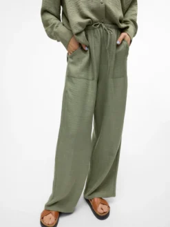 VMMELANEY Hohe Taille Hose