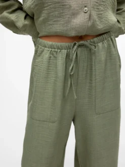 VMMELANEY Hohe Taille Hose