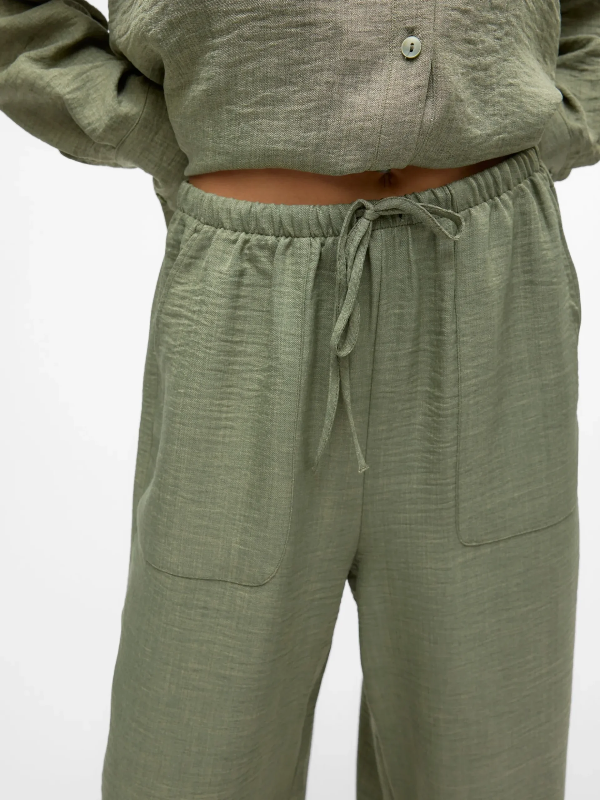 VMMELANEY Hohe Taille Hose