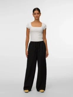 VMMELANEY Hohe Taille Hose