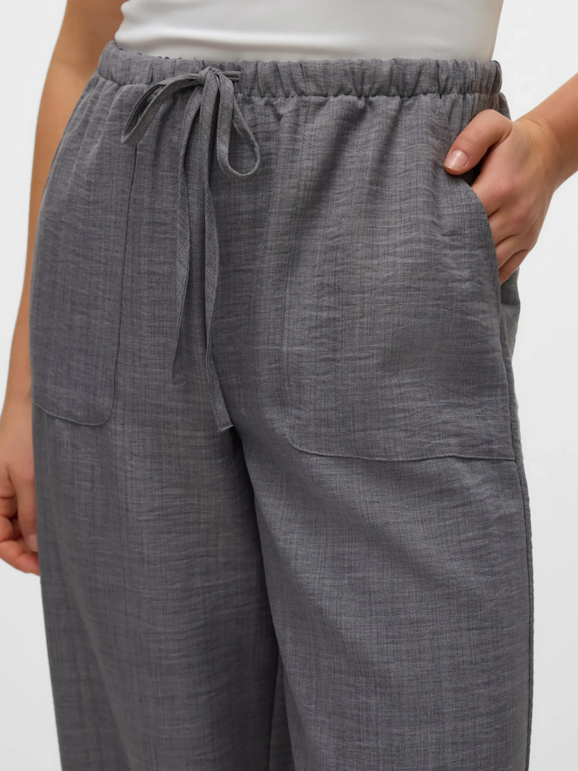VMMELANEY Hohe Taille Hose