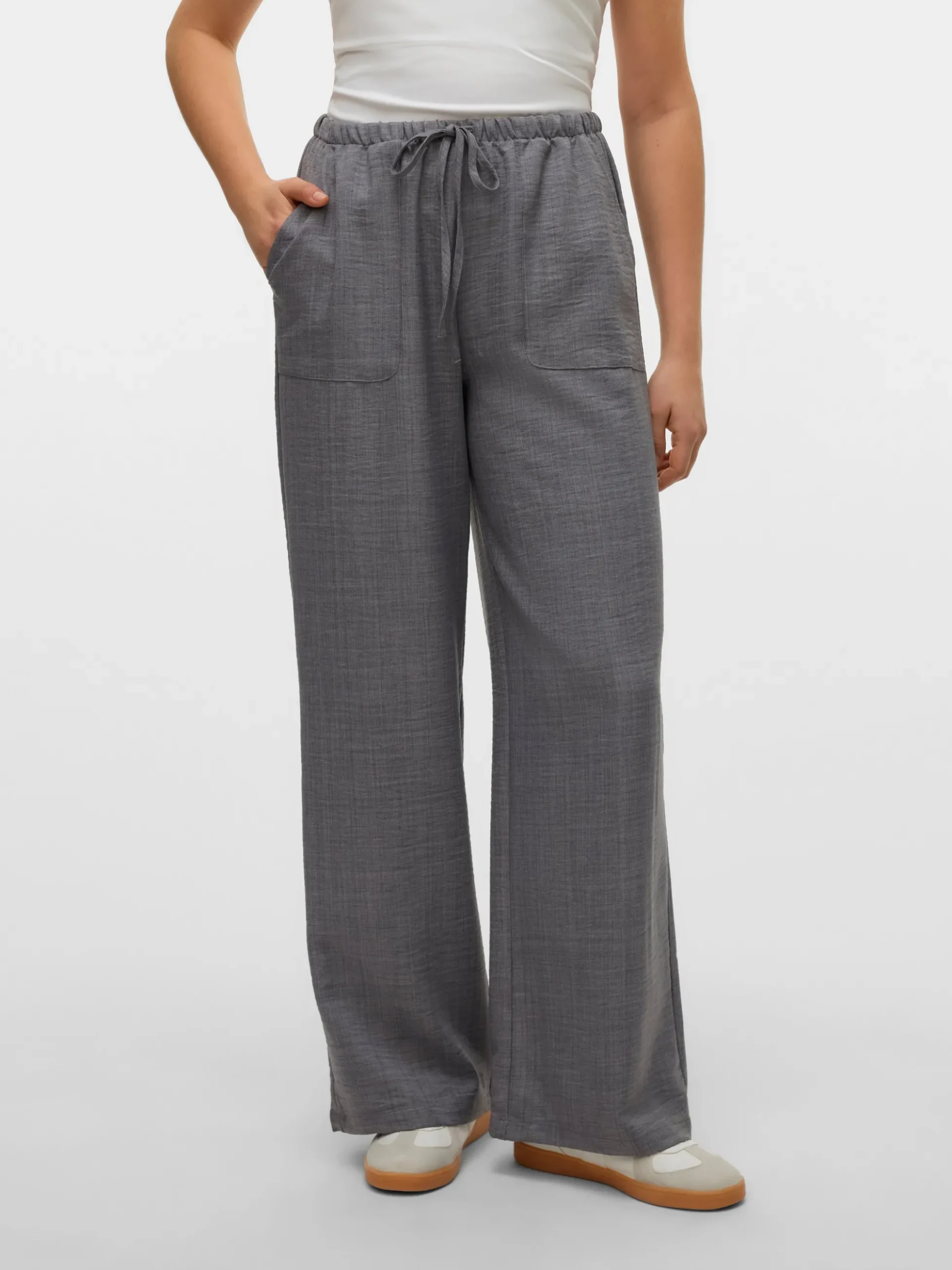 VMMELANEY Hohe Taille Hose