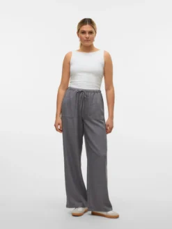 VMMELANEY Hohe Taille Hose