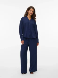 VMMELANEY Hohe Taille Hose