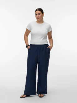 VMMELANEY Hohe Taille Hose
