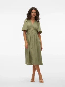 VMMELANEY Midikleid