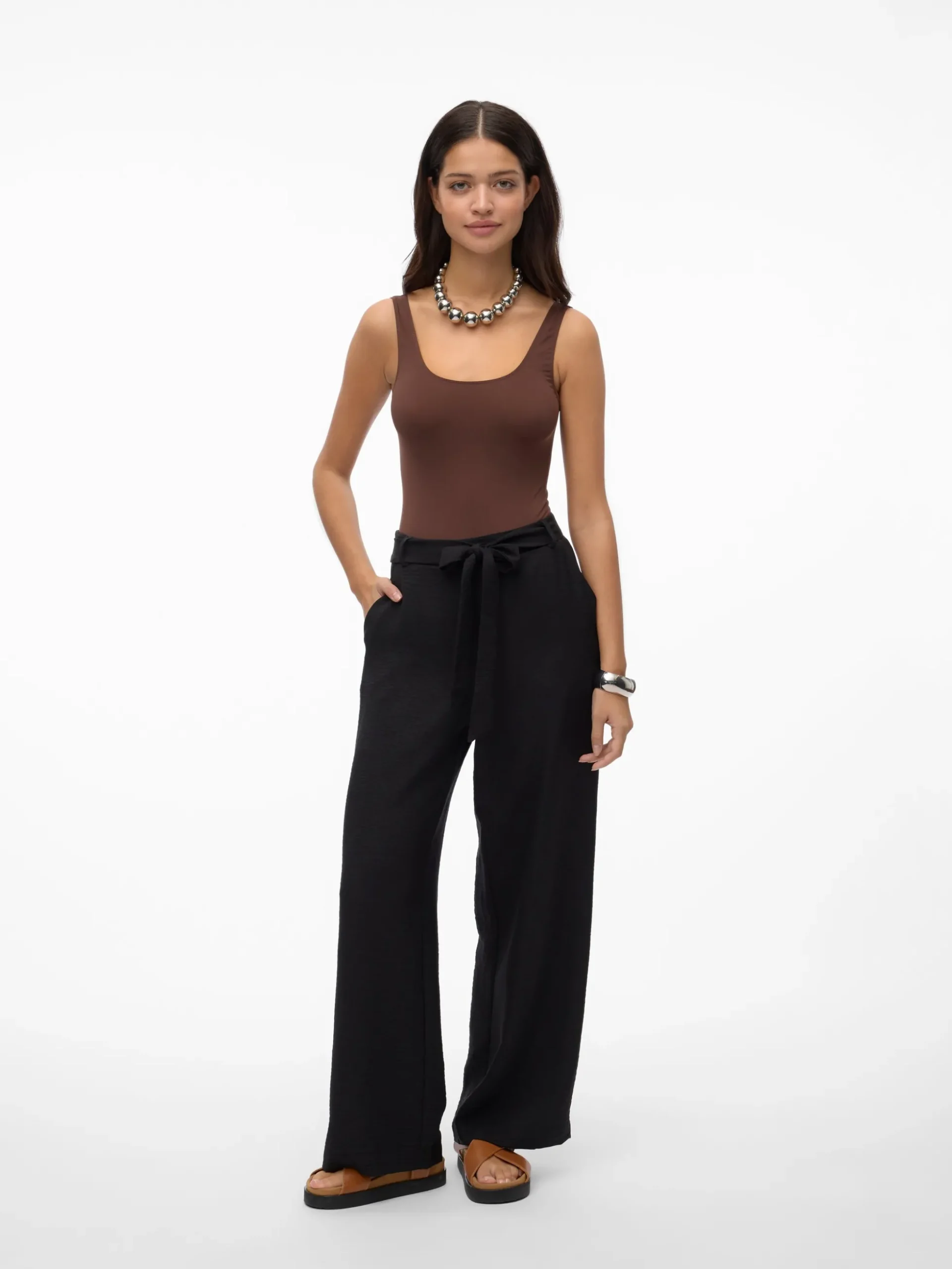 VMMELONY Hohe Taille Hose
