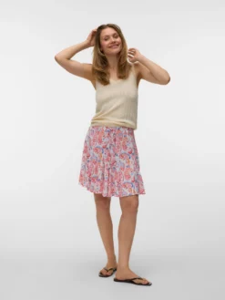 VMMENNY Hohe Taille Kurzer Rock