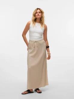 VMMYMILO Mittlere Taille Langer Rock
