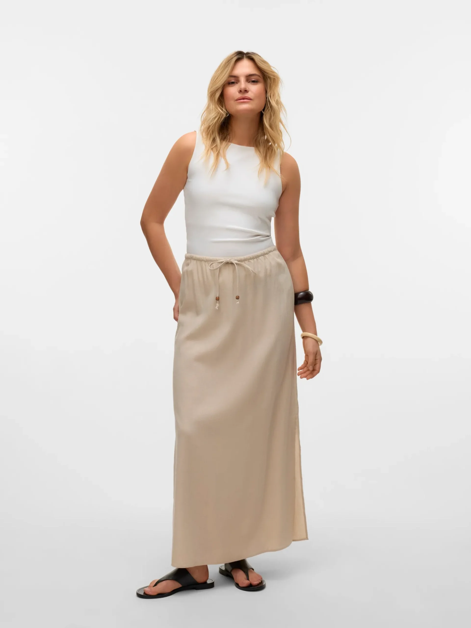 VMMYMILO Mittlere Taille Langer Rock