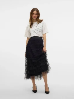 VMNAJA Mittlere Taille Langer Rock