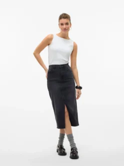 VMNATALIE Hohe Taille Midirock