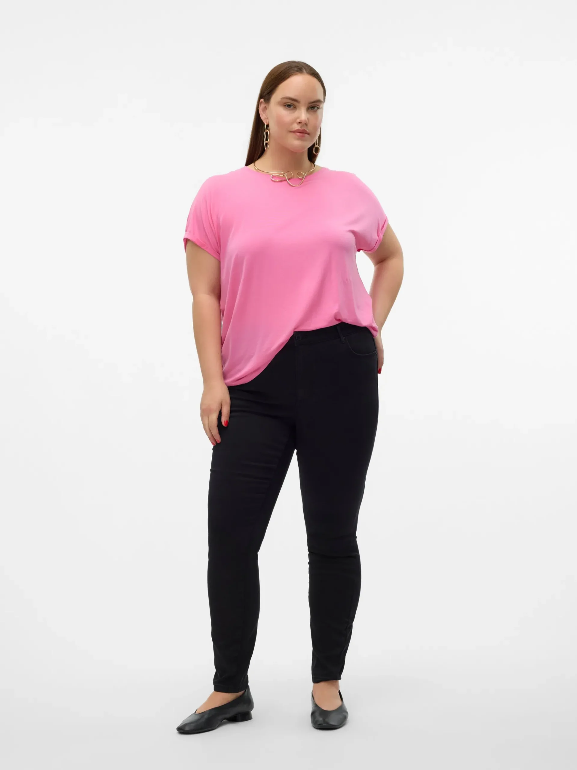 VMPHIA Hohe Taille Slim Fit Jeans