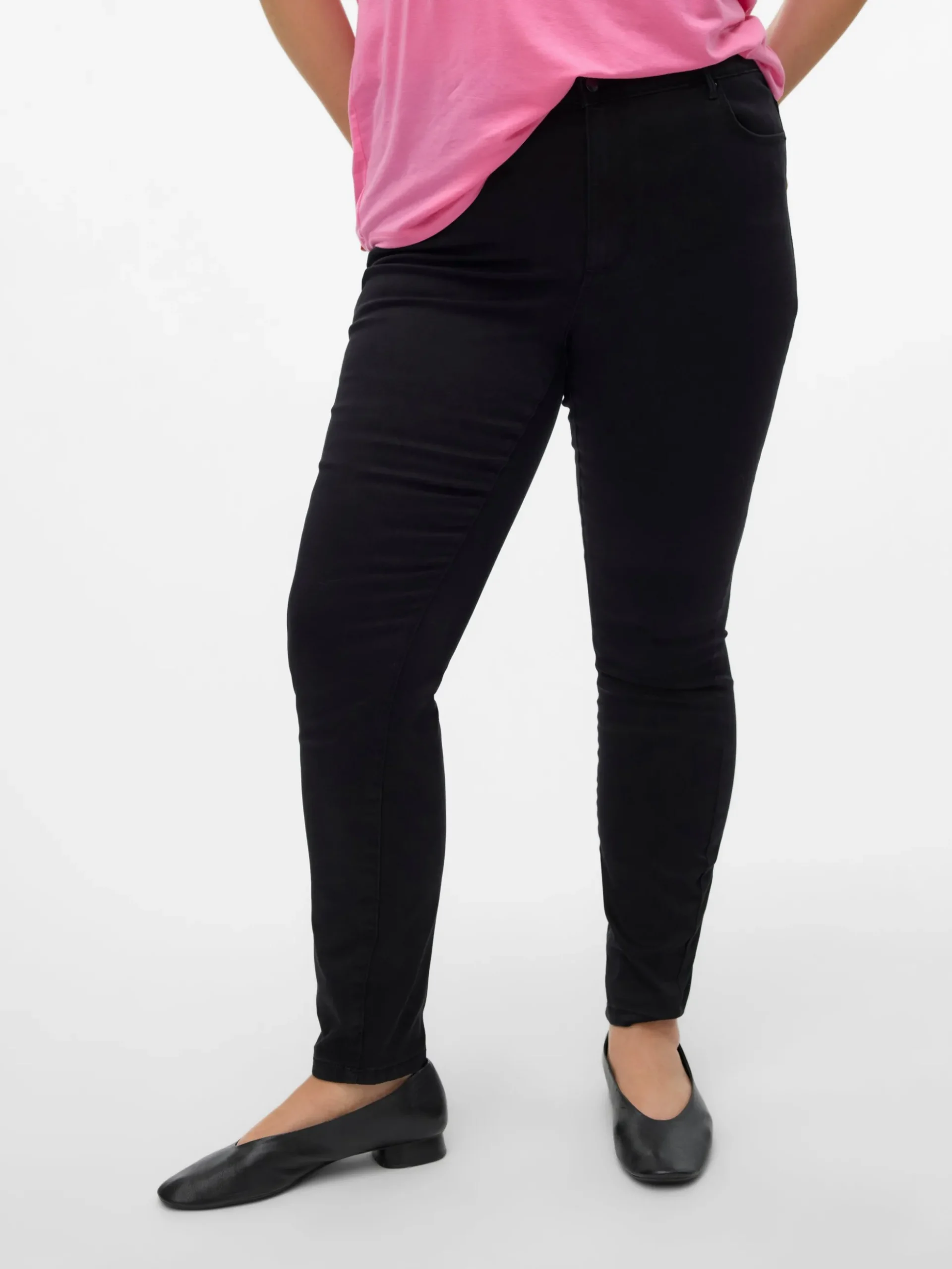 VMPHIA Hohe Taille Slim Fit Jeans