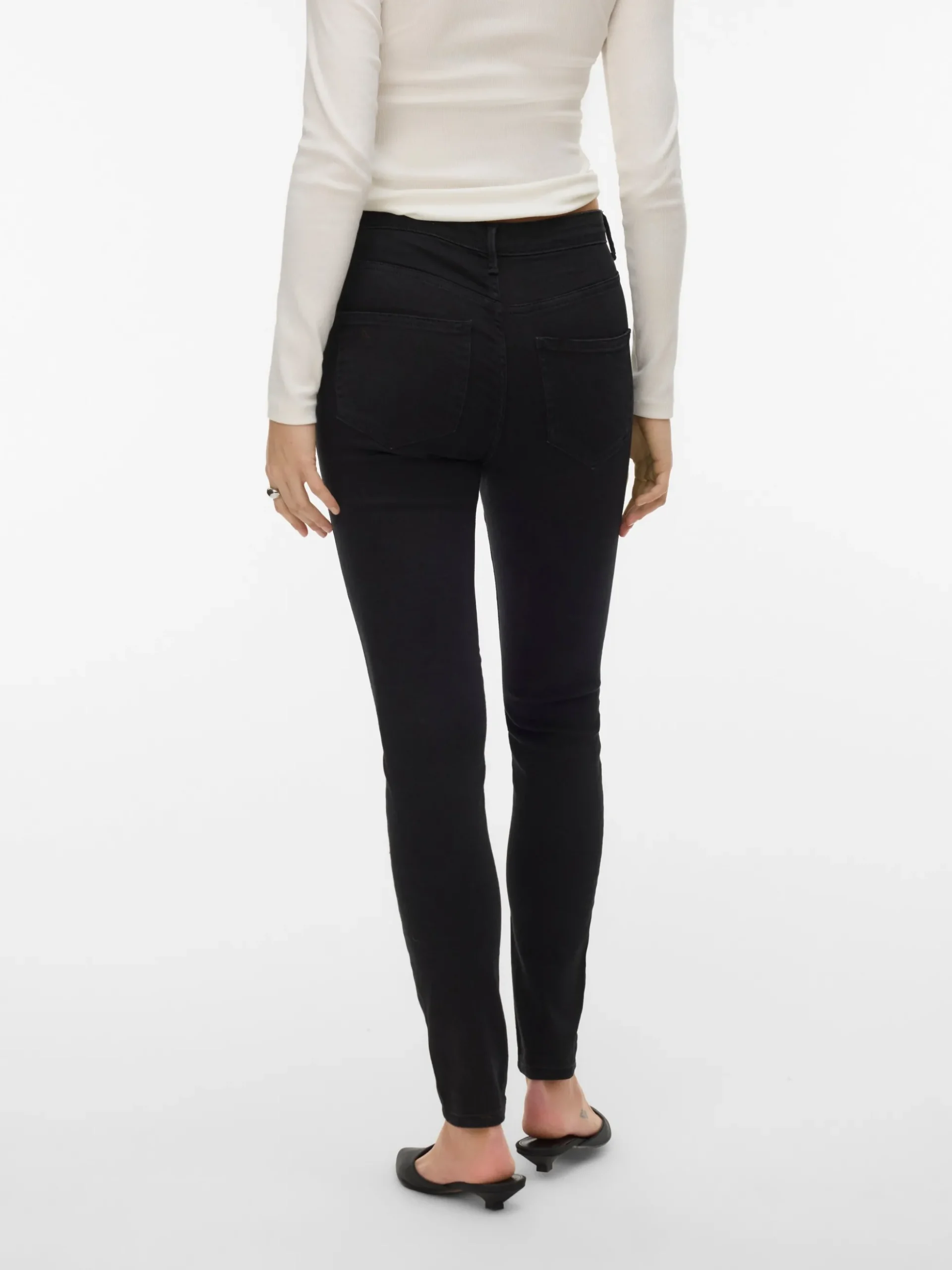 VMPOLLY Mid Rise Skinny Fit Jeans