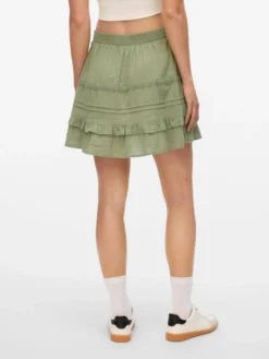 VMPRETTY Mittlere Taille Kurzer Rock